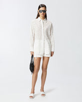 Camicia in voile misto seta trasparente stampata -  | Pinko