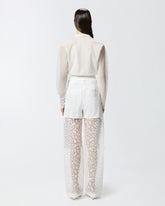 Pantaloni lunghi trasparenti stampati -  | Pinko