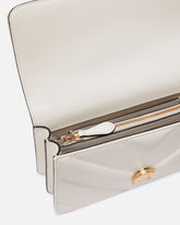 Bolso de hombro Mini Love Bag One de piel y napa con chevrón y triple cadena -  | Pinko