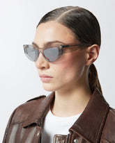 Occhiali da sole cat-eye lenti a specchio -  | Pinko