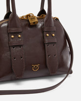 Borsa a mano piccola Escape Bag in pelle effetto vernice -  | Pinko