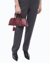 Borsa piccola a mano Escape Bag in pelle - Bordeaux | Pinko