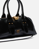 Borsa a mano piccola Escape Bag in pelle effetto vernice -  | Pinko