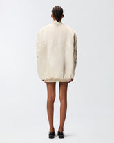 Bomber lungo in raso tecnico -  | Pinko