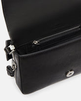 Borsa a spalla Mini Love Bag Slouchy in pelle biker -  | Pinko