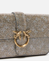 Bolso de hombro Baby Love Bag Slouchy de piel con pedrería -  | Pinko