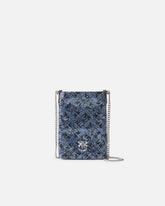 Custodia smartphone a tracolla in pelle full strass -  | Pinko