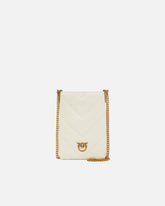 Custodia smartphone a tracolla in pelle chevron -  | Pinko