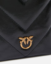 Custodia smartphone a tracolla in pelle chevron -  | Pinko