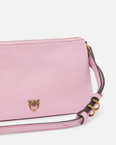 Borsa a tracolla Mini Double Bag piccola in pelle con tracolla -  | Pinko