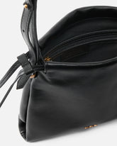 Borsa a spalla Mini Slouchy Bag in pelle con logo Love Birds -  | Pinko