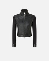 Giacca biker bimateriale -  | Pinko