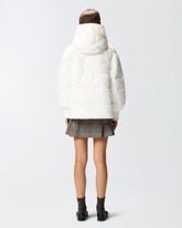 Piumino con cappuccio in tela tecnica -  | Pinko