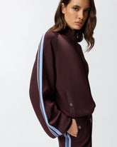 Felpa con zip e logo Love Birds -  | Pinko