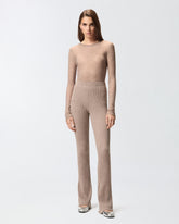 Maglia girocollo con paillettes -  | Pinko