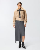 Bomber in tessuto effetto pelliccia -  | Pinko