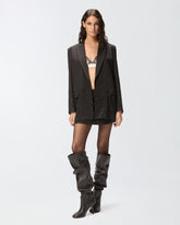 Blazer oversize con strass -  | Pinko