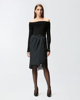 Maglia con collo sciallato -  | Pinko