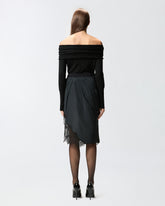 Maglia con collo sciallato -  | Pinko