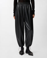 Pantaloni balloon effetto pelle -  | Pinko