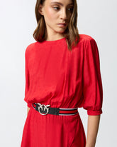 Abito in viscosa jacquard -  | Pinko