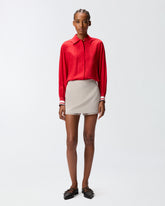 Camicia classica in viscosa jacquard -  | Pinko