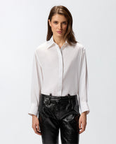 Camisa de popelina y crêpe -  | Pinko
