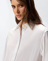 Camicia in popeline e crêpe -  | Pinko