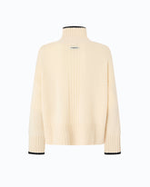 Maglione dolcevita in lana e cashmere - Beige | Pinko