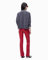Pull à col roulé en laine et cachemire - Gris foncé | Pinko