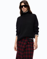 Maglione dolcevita in lana e cashmere