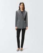 Fitted high-waisted trousers -  | Pinko