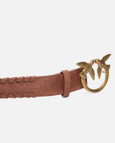 Cintura pelle con fibbia Love Birds 4 cm -  | Pinko