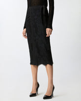 Gonna in pizzo rebrodè -  | Pinko