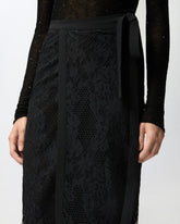 Gonna in pizzo rebrodè -  | Pinko