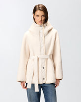 Caban corto effetto teddy -  | Pinko