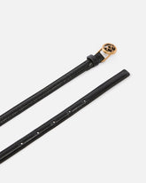 Cintura sottile in pelle lucida 1 cm -  | Pinko