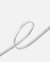 Cintura sottile in pelle laminata 1 cm -  | Pinko