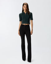 Maglia stile polo con perle -  | Pinko