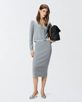 Knit pencil skirt -  | Pinko