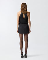 Minigonna con cristalli e perle -  | Pinko