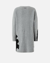 Abito corto in maglia con pizzo -  | Pinko