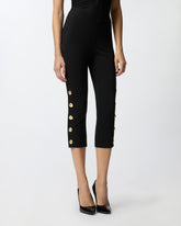 Leggings with metal buttons -  | Pinko