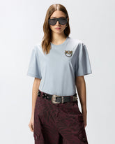 T-shirt con applicazione gioiello Love Birds -  | Pinko