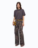 T-shirt « Too Glam To Give A Damn » à strass -  | Pinko