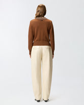 Maglia con colletto e strass -  | Pinko