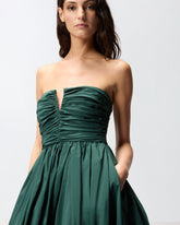 Abito lungo elegante in taffetà -  | Pinko