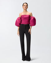 Top corto con maniche a palloncino -  | Pinko