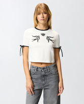 T-shirt cropped Love Birds -  | Pinko