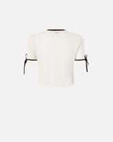 T-shirt cropped Love Birds -  | Pinko